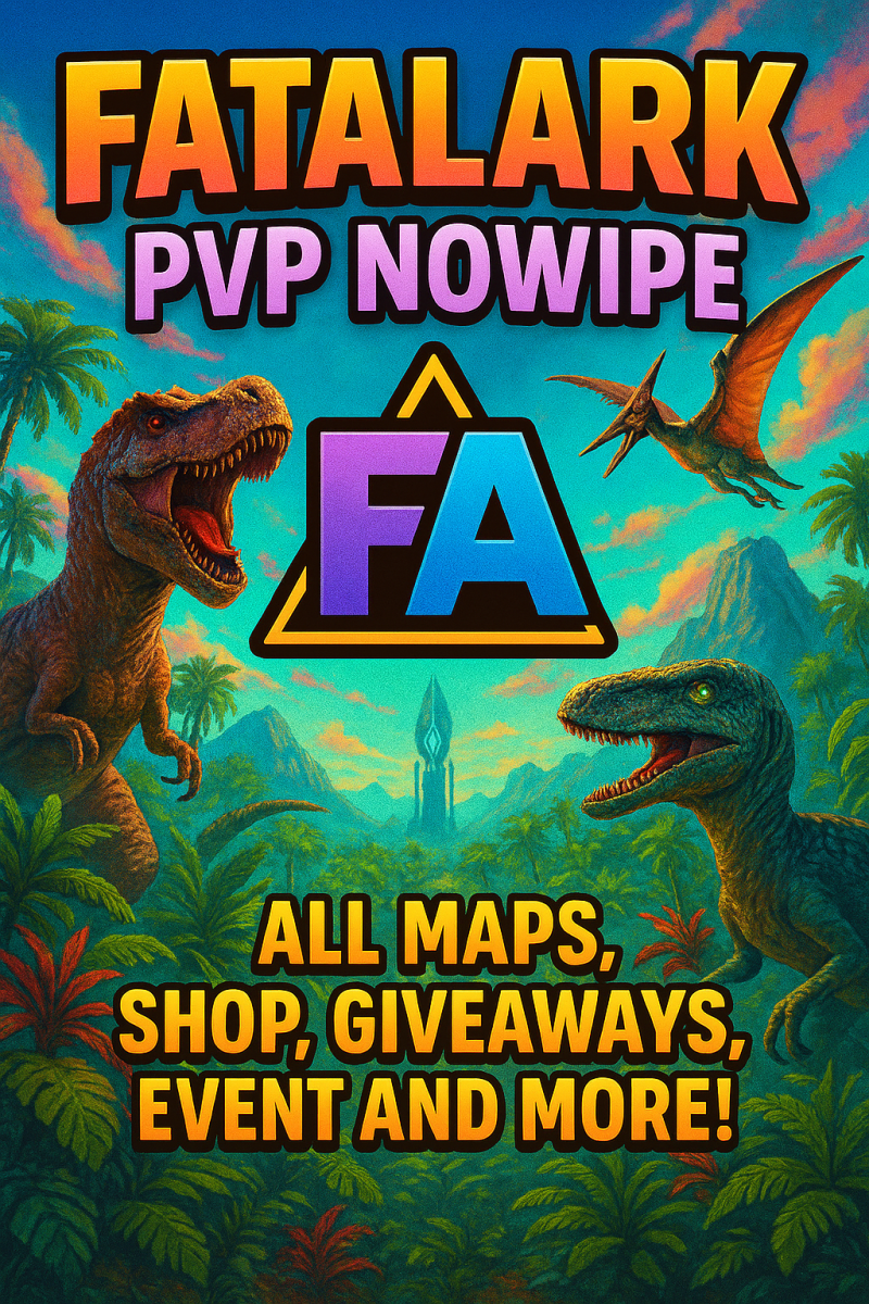 Image de couverture - FatalArk / NoWipe / x10 / PVP / Ascended / 3 Man Tribe